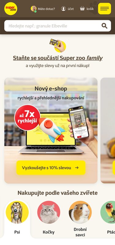 Náhled SUPER ZOO na mobilu